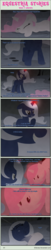 Size: 1004x4917 | Tagged: safe, artist:estories, princess celestia, oc, oc:holly, comic:seeds of darkness, g4, comic, flashback, grammar error