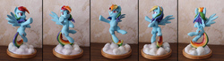 Size: 2544x700 | Tagged: safe, artist:alisterosenheim, rainbow dash, g4, cloud, irl, photo, sculpture, solo