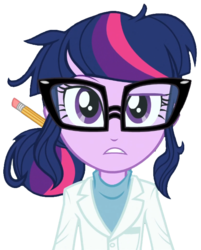 Size: 552x686 | Tagged: artist needed, source needed, safe, sci-twi, twilight sparkle, equestria girls, g4, my little pony equestria girls: rainbow rocks, female, scientist, simple background, solo, transparent background