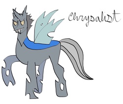 Size: 1495x1265 | Tagged: safe, artist:chrysalist, oc, oc only, changeling, male, solo