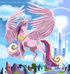 Size: 800x850 | Tagged: safe, artist:muikelo, princess cadance, g4, female, solo