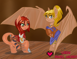 Size: 3850x2975 | Tagged: safe, artist:ladypixelheart, succubus, tiefling, annah, clothes, crossover, dungeons and dragons, fall-from-grace, high res, planescape torment, ponified