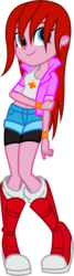 Size: 464x1721 | Tagged: safe, artist:davidsfire, oc, oc only, oc:heavenly cross, equestria girls, g4, bangs, hair over eyes, simple background, solo, transparent background, vector