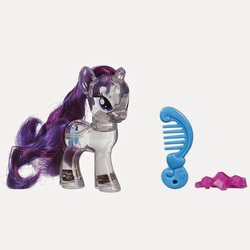 Size: 1500x1500 | Tagged: safe, rarity, g4, brushable, cutie mark magic, female, irl, photo, snow globe, snowglobe pony, toy, water cuties