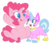 Size: 2350x2000 | Tagged: safe, artist:voraire, pinkie pie, g4, crossover, high res, lego, the lego movie, underhoof, unikitty