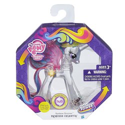 Size: 1500x1500 | Tagged: safe, princess celestia, g4, brushable, female, irl, photo, rainbow power, rainbow shimmer, snow globe, snowglobe pony, toy