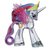 Size: 1500x1500 | Tagged: safe, princess celestia, g4, brushable, female, irl, photo, rainbow power, rainbow shimmer, snow globe, snowglobe pony, toy