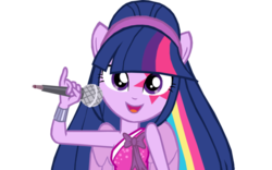 Size: 900x563 | Tagged: safe, artist:mlpfrozeny, twilight sparkle, equestria girls, g4, my little pony equestria girls: rainbow rocks, female, ponied up, simple background, solo, transparent background, twilight sparkle (alicorn), vector