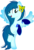 Size: 737x1084 | Tagged: safe, artist:kylethepony, oc, oc only, pegasus, pony, bow, clothes, socks, solo