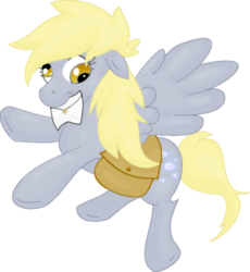 Size: 932x1012 | Tagged: safe, artist:twitchy-tremor, derpy hooves, pegasus, pony, g4, female, mare, solo