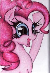 Size: 1620x2388 | Tagged: safe, artist:althyra-nex, pinkie pie, g4, female, solo