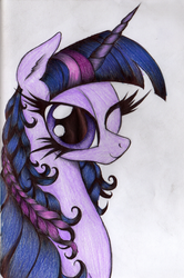 Size: 1572x2370 | Tagged: safe, artist:althyra-nex, twilight sparkle, g4, female, solo