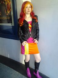 Size: 720x960 | Tagged: safe, artist:littlemissbloo, sunset shimmer, human, g4, cosplay, irl, irl human, photo, solo