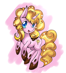 Size: 1147x1270 | Tagged: dead source, safe, artist:inkytophat, oc, oc only, oc:coco heart, pony, unicorn, solo