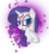 Size: 845x945 | Tagged: safe, artist:zenit007, rarity, pony, unicorn, g4, catrina (calavera garbancera), dia de los muertos, face paint, female, makeup, portrait, solo