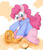 Size: 920x1066 | Tagged: safe, artist:biusx, pinkie pie, g4, female, halloween, holiday, jack-o-lantern, pumpkin, solo