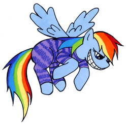 Size: 712x694 | Tagged: safe, artist:jade elements, rainbow dash, g4, alice in wonderland, cheshire cat, crossover