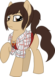 Size: 932x1296 | Tagged: safe, artist:tambelon, beyond two souls, jodie holmes, ponified