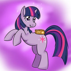 Size: 1063x1073 | Tagged: safe, artist:fluffikitten, twilight sparkle, pony, unicorn, g4, book, female, mare, solo, unicorn twilight