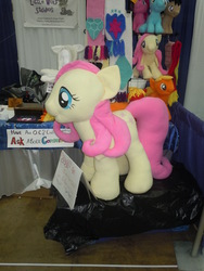 Size: 3240x4320 | Tagged: safe, artist:littlewolfstudios, fluttershy, bronycon, bronycon 2013, g4, cuddling, hug, irl, life size, love, photo, plushie, snuggling, soft