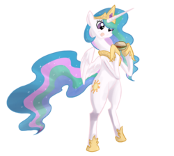 Size: 872x783 | Tagged: safe, artist:dsurion, princess celestia, alicorn, pony, g4, bipedal, burger, female, food, hamburger, licking lips, mare, ponies eating meat, simple background, solo, tongue out, transparent background