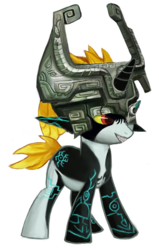 Size: 500x787 | Tagged: safe, artist:aryadei, pony, midna, ponified, solo, the legend of zelda, the legend of zelda: twilight princess