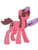 Size: 2448x3264 | Tagged: safe, artist:sirgalahadbw, pony, bags under eyes, high res, knife, madotsuki, ponified, solo, yume nikki