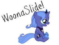 Size: 259x200 | Tagged: safe, artist:agirl3003, princess luna, g4, animated at source, female, filly, solo, woona