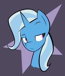 Size: 1083x1280 | Tagged: safe, artist:rubbermage, trixie, pony, unicorn, g4, female, mare, portrait, solo