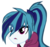 Size: 918x854 | Tagged: safe, sonata dusk, equestria girls, g4, my little pony equestria girls: rainbow rocks, alternate hairstyle, clothes, confused, hoodie, messy hair, see-through, solo