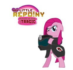 Size: 515x492 | Tagged: safe, artist:bgkyouhen, pinkie pie, earth pony, pony, g4, bipedal, clothes, crossover, female, pinkamena diane pie, repo! the genetic opera, solo