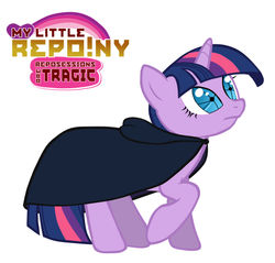 Size: 515x492 | Tagged: safe, artist:bgkyouhen, twilight sparkle, g4, clothes, crossover, female, repo! the genetic opera, solo