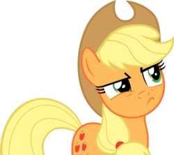 Size: 5800x5161 | Tagged: safe, artist:slb94, applejack, g4, absurd resolution, female, simple background, solo, transparent background, vector