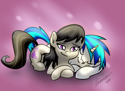 Size: 1500x1092 | Tagged: safe, artist:premann, dj pon-3, octavia melody, vinyl scratch, g4, cute, female, lesbian, ship:scratchtavia, shipping