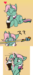 Size: 500x1146 | Tagged: safe, artist:kourabiedes, fizzy, rainbow dash, ask fizzy, g1, g4, ask, chubbie, comic, flying, tumblr