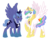 Size: 700x565 | Tagged: safe, artist:sonic-the-superstar, princess celestia, princess luna, alicorn, pony, g4, duo, duo male, male, prince artemis, prince solaris, royal brothers, rule 63, simple background