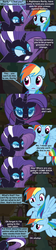 Size: 1120x5040 | Tagged: safe, artist:beavernator, nightmare rarity, rainbow dash, g4, angry, comic