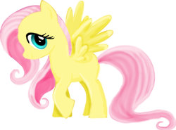 Size: 2002x1480 | Tagged: safe, artist:auradria, fluttershy, pegasus, pony, g4, female, solo