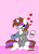 Size: 2478x3488 | Tagged: safe, oc, oc only, oc:pixel kiss, pony, unicorn, clothes, female, gamer, high res, hoodie, mare, wink
