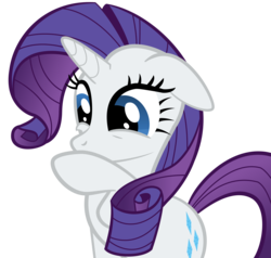 Size: 10525x10036 | Tagged: safe, artist:qtmarx, rarity, pony, unicorn, g4, sisterhooves social, absurd resolution, female, floppy ears, simple background, solo, transparent background, vector