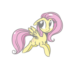 Size: 1024x1024 | Tagged: safe, artist:tokipeach, fluttershy, g4, female, floppy ears, simple background, solo, transparent background