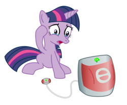 Size: 960x800 | Tagged: safe, artist:arteenesben, twilight sparkle, g4, computer, crying, female, imac, solo