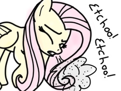 Size: 2048x1536 | Tagged: safe, fluttershy, g4, female, sneezing, sneezing fetish, solo