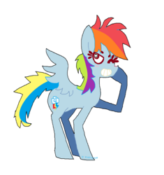 Size: 3912x4168 | Tagged: dead source, safe, artist:chibi-love69, rainbow dash, g4, female, solo