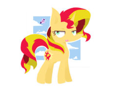 Size: 1024x720 | Tagged: dead source, safe, artist:chibi-love69, sunset shimmer, twilight sparkle, alicorn, pony, unicorn, g4, twilight sparkle (alicorn)