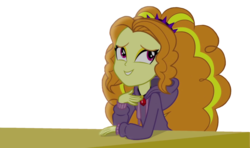 Size: 1161x688 | Tagged: safe, artist:abtoons, edit, screencap, adagio dazzle, equestria girls, g4, my little pony equestria girls: rainbow rocks, cropped