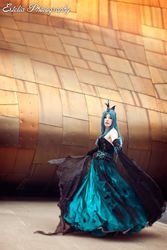 Size: 643x960 | Tagged: safe, artist:littlemissbloo, queen chrysalis, human, g4, cosplay, irl, irl human, photo, solo