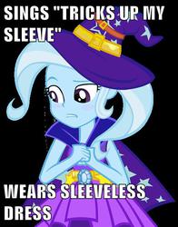 Size: 500x638 | Tagged: safe, artist:pixelkitties, trixie, equestria girls, g4, my little pony equestria girls: rainbow rocks, blushing, female, rainbow rocks outfit, solo, vector