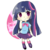 Size: 600x600 | Tagged: safe, artist:kaede benkyoo-chou, twilight sparkle, equestria girls, g4, female, human coloration, humanized, pixiv, simple background, solo, transparent, transparent background