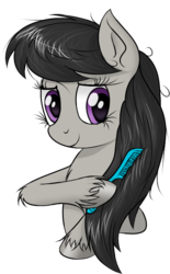 Size: 447x720 | Tagged: safe, artist:skorpionletun, octavia melody, earth pony, pony, g4, dexterous hooves, female, simple background, solo, transparent background, unshorn fetlocks